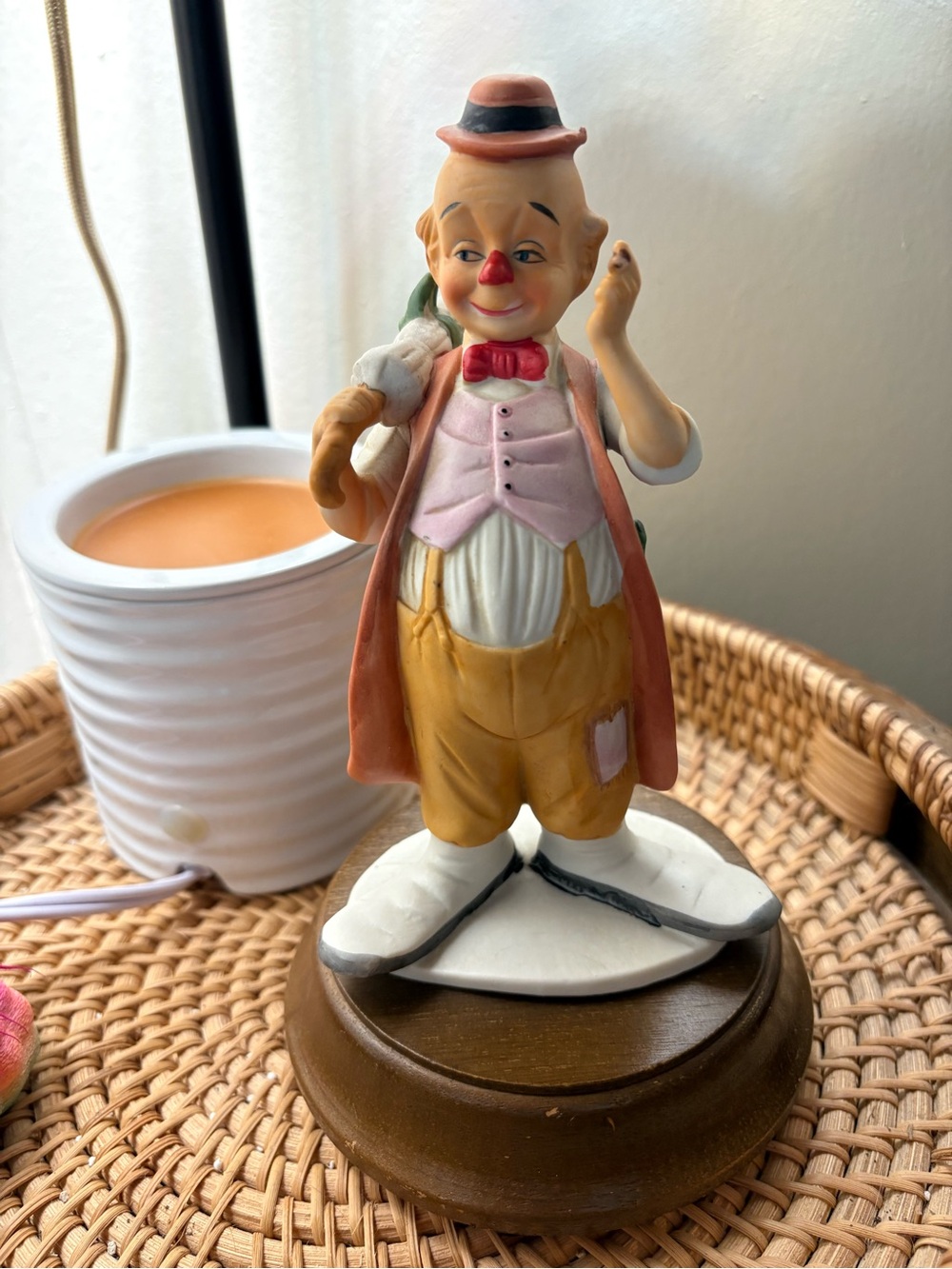 Vintage clown music box
